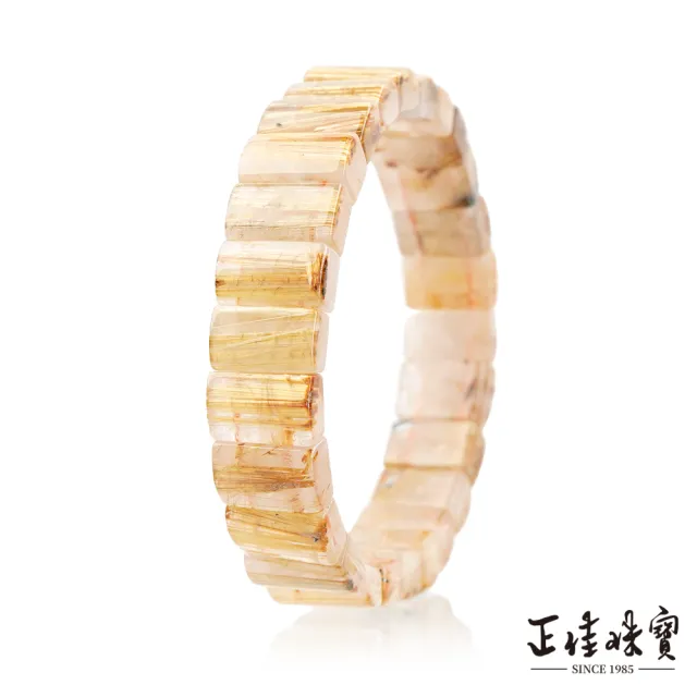 【正佳珠寶】金鈦晶 高品版絲老礦包裹鈦 39.6g 金鈦晶手排