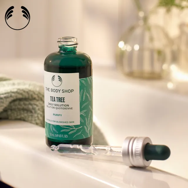 【THE BODY SHOP 美體小舖】茶樹淨膚調理菁萃-50ML(精華液/淨化毛孔)