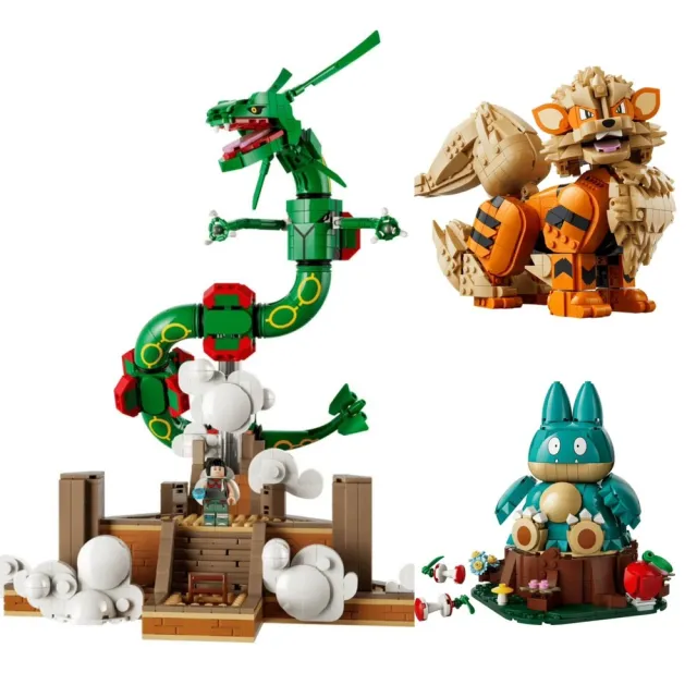 【LEGO 樂高】國外限定 最新 優惠套組 寶可夢 烈空座 風速狗 小卡比 #72168#72160#72150