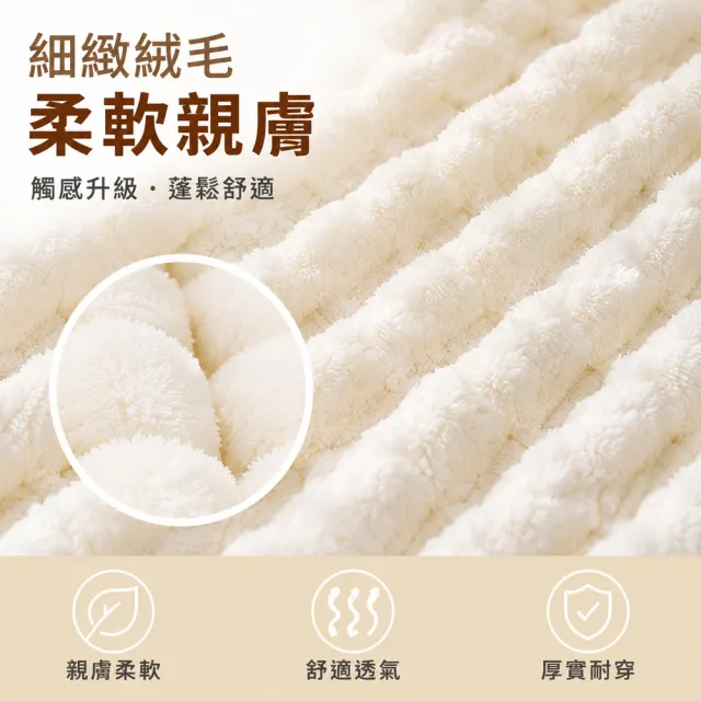 【Chewy】珊瑚絨浴袍 男女同款 均碼 吸水速乾浴衣 居家休閒睡袍  浴裙浴袍 超細纖維浴巾 浴袍浴巾二合一