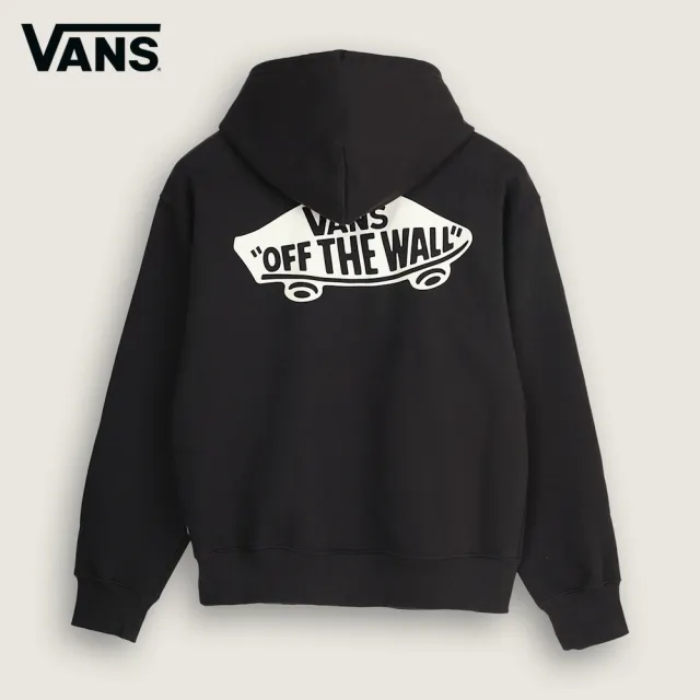 【VANS】官方旗艦 Double Standard Pullover 黑色連帽大學T
