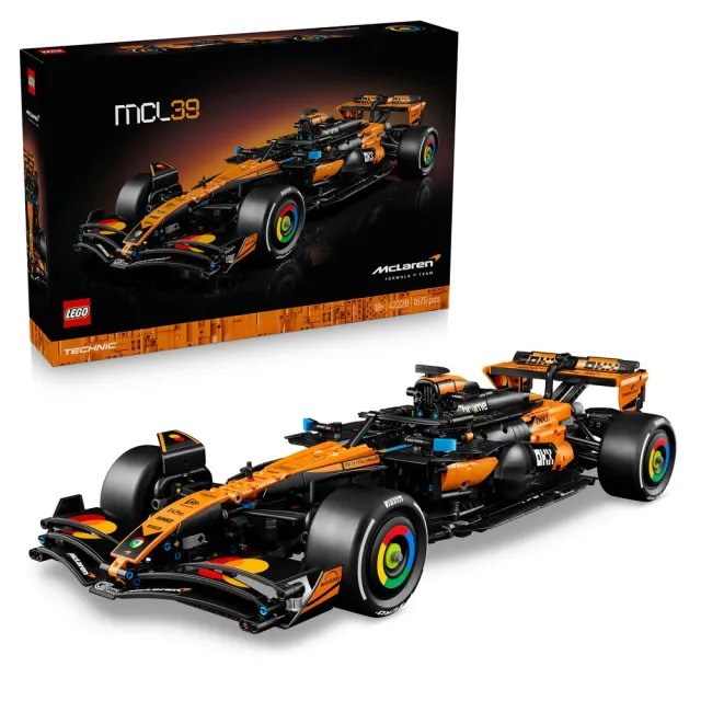 【LEGO 樂高】科技系列 42228 McLaren MCL39 F1賽車(麥拉倫 Formula1 居家擺設 STEM積木 禮物 玩具模型)