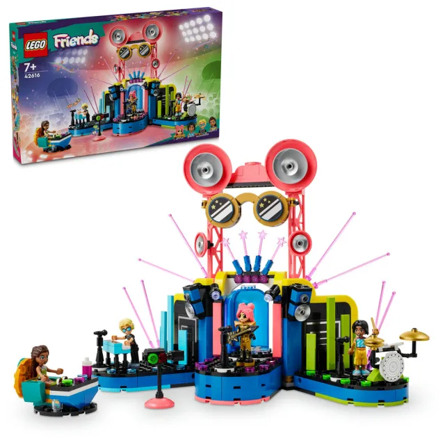 福利品【LEGO 樂高】Friends 42616 心湖城音樂達人秀(兒童玩具 益智積木 互動遊戲 禮物 角色扮演 7歲以上)