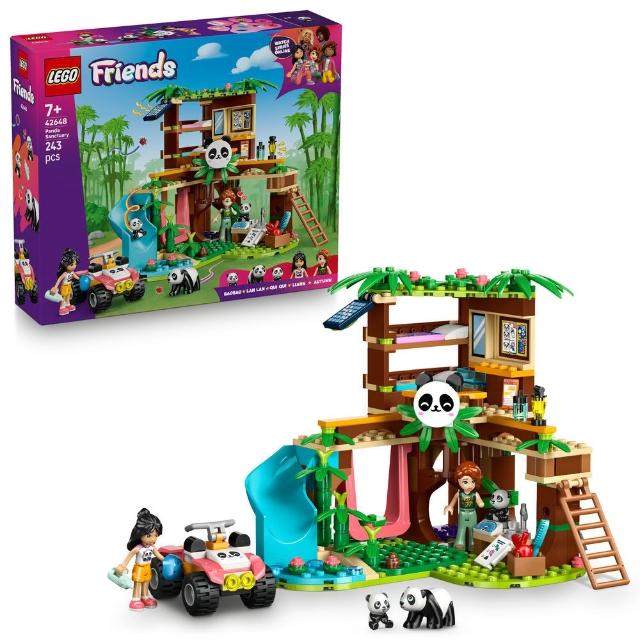 【LEGO 樂高】Friends 42648 熊貓保護區動物照顧趣(娃娃屋 家家酒 兒童玩具 角色扮演 益智積木 禮物 7歲)
