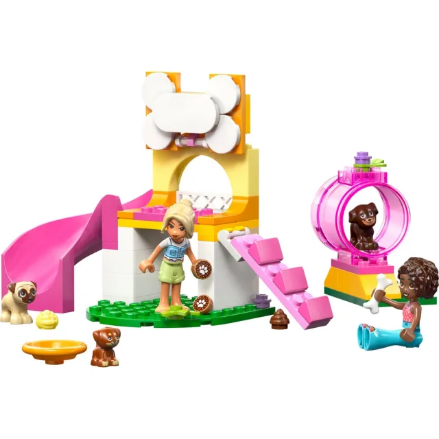 【LEGO 樂高】Friends 42665 小狗遊樂場(玩具動物 家家酒 娃娃屋 兒童積木 互動遊戲 角色扮演 益智 禮物)