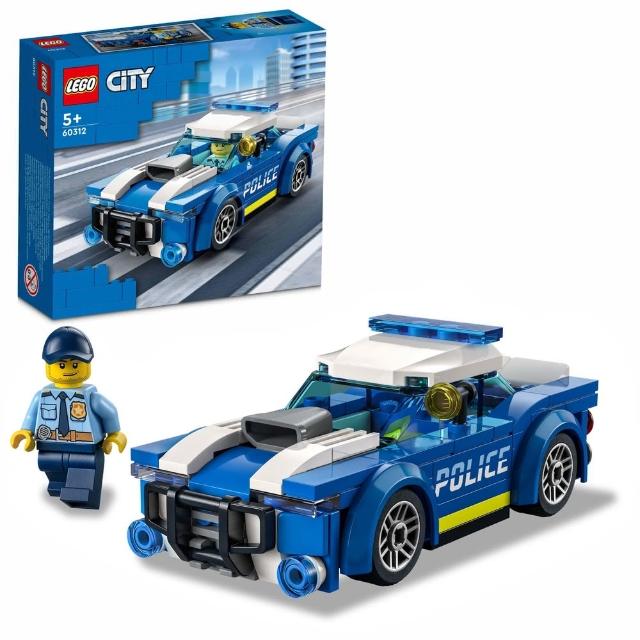 【LEGO 樂高】城市系列 60312 城市警車(玩具車 兒童積木 益智 角色扮演 互動游戲 STEM 禮物 送禮推薦)
