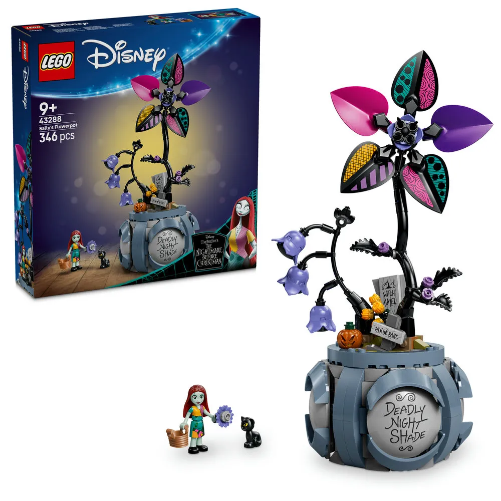 【LEGO 樂高】迪士尼系列 43288 莎莉的花盆(聖誕夜驚魂 迪士尼 禮物 積木)