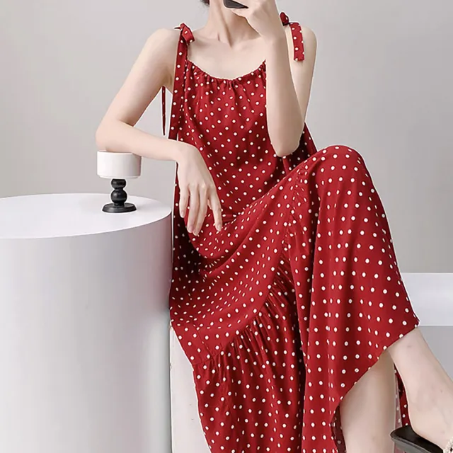【K.W.】韓國空運輕棉麻悠然時光高品質免穿搭洋裝(小香風/輕量涼感/洋裝/休閒/日系/通勤/渡假)