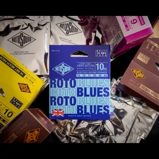 【ROTOSOUND】電吉他弦 10-52｜RH10｜鍍鎳電吉他弦｜三入組｜英國製造