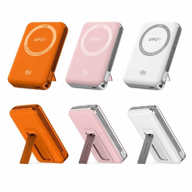 【enerpad】固態磁吸式行動電源10000mAh(立架式/25W無線快充/GLA-10000)