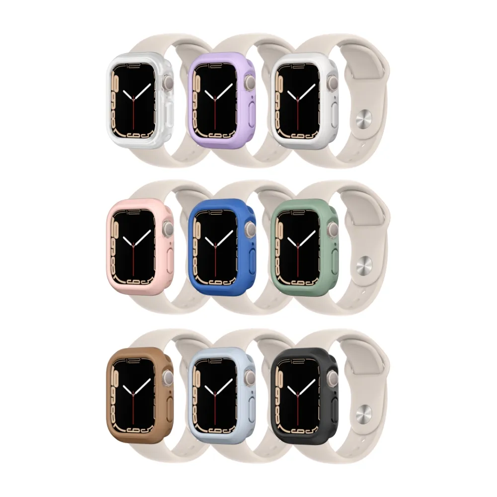 【RHINOSHIELD 犀牛盾】適用Apple Watch S9/8/7 41mm 防摔手錶保護殼