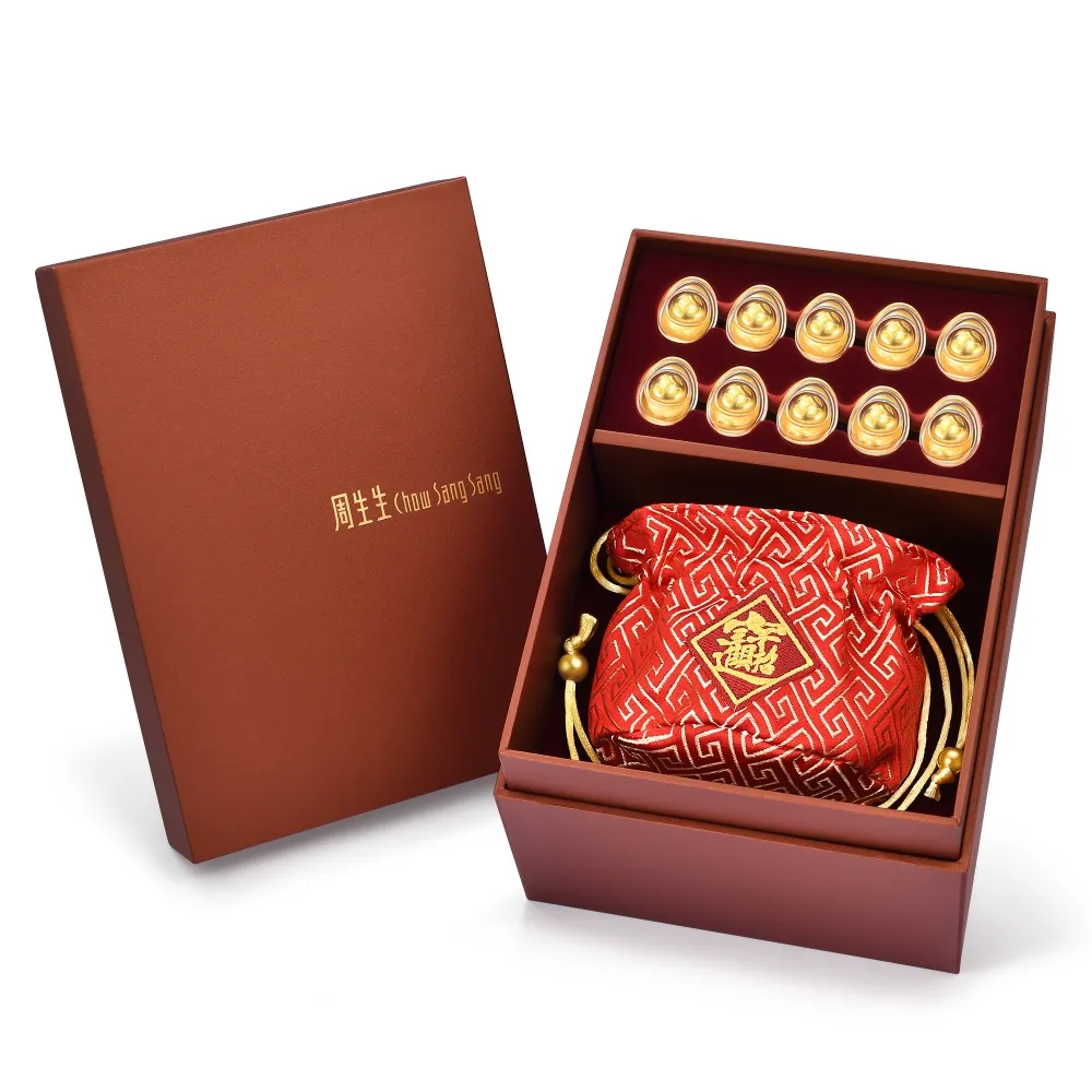 【點睛品】聚寶盆金元寶 黃金擺件