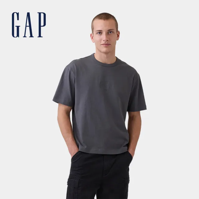 【GAP】男裝 日常寬鬆Logo短袖T恤-多款任選(874467&895172&884494)