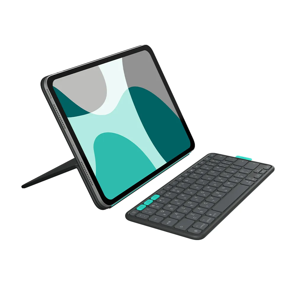 【Logitech 羅技】FlipFolio 13吋 iPadPro&Air磁吸式鍵盤保護支架(石墨黑)Flip Folio