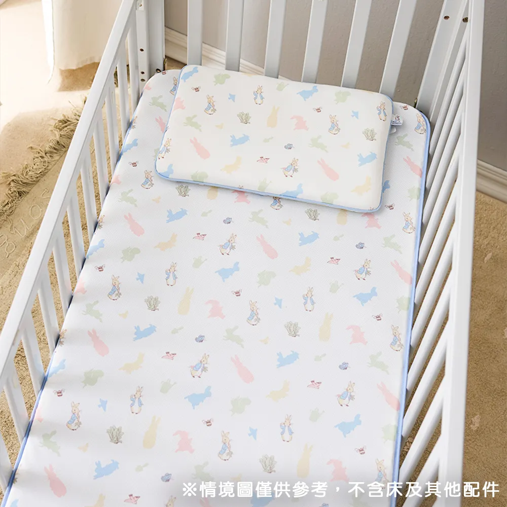 【奇哥】比得兔立體透氣冬夏兩用中床墊120×60×2.5cm(寶寶床墊 透氣床墊 睡眠墊 嬰兒床墊)