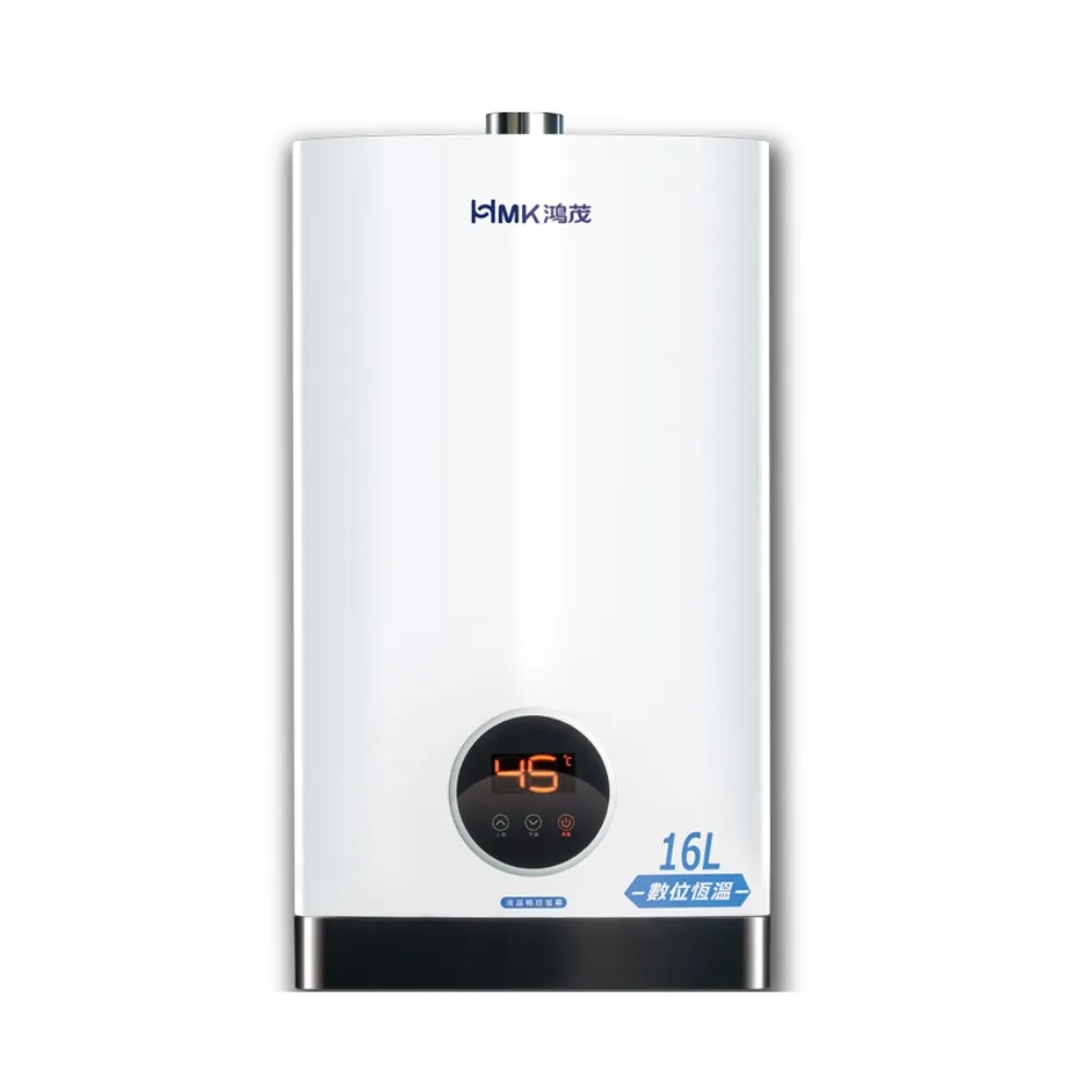 【HMK 鴻茂】16公升強制排氣屋內型FE式熱水器(H-1601基本安裝)