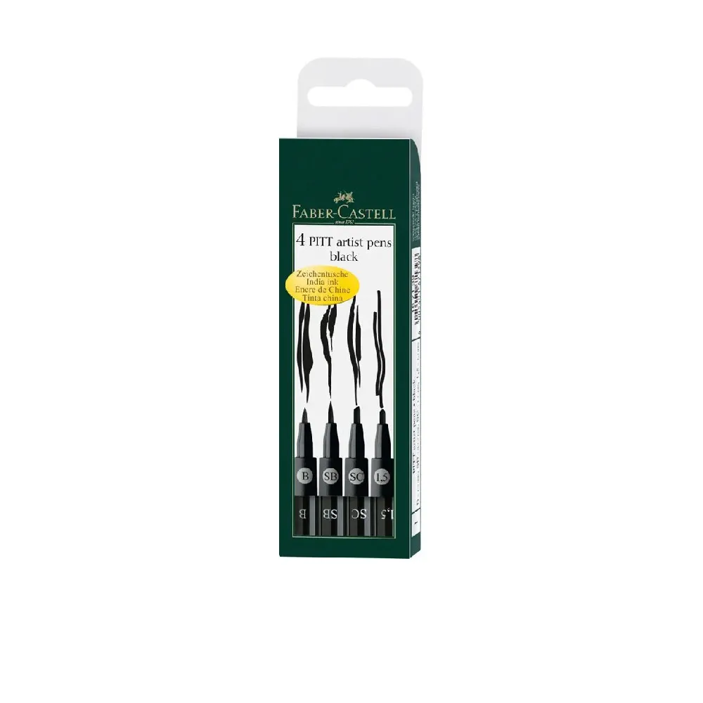 【Faber-Castell】藝術家級PITT漫畫用藝術筆-B. SB. SC. 1. 5(原廠正貨)