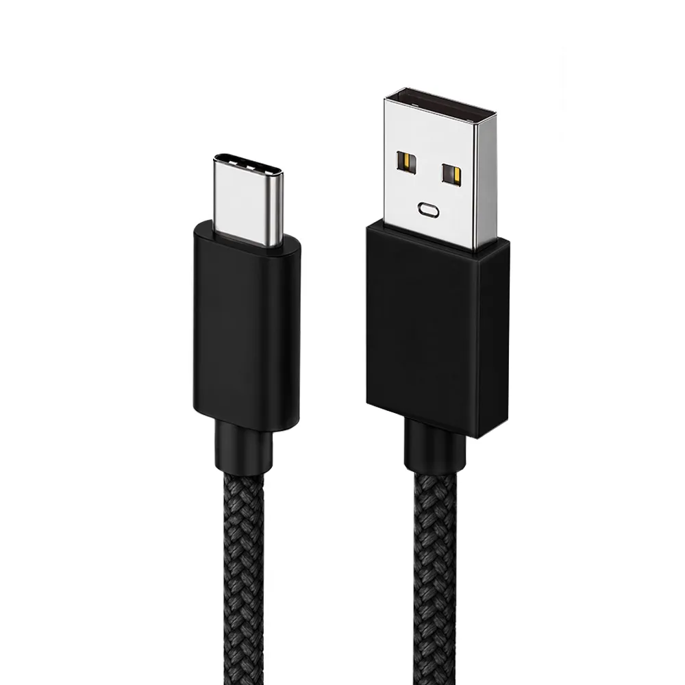 【ZA 喆安】USB 2.0 Type-C編織充電線2m USB-A to Type-C傳輸線 適用蘋果iPhone17/16/筆電/手機快充線