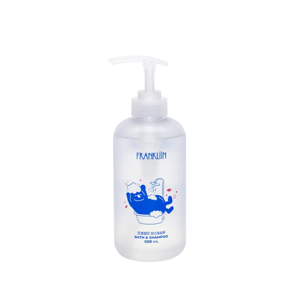 【Poled】總代理｜FRANKLiiN 寶寶無添加2in1沐浴洗髮露 500ml