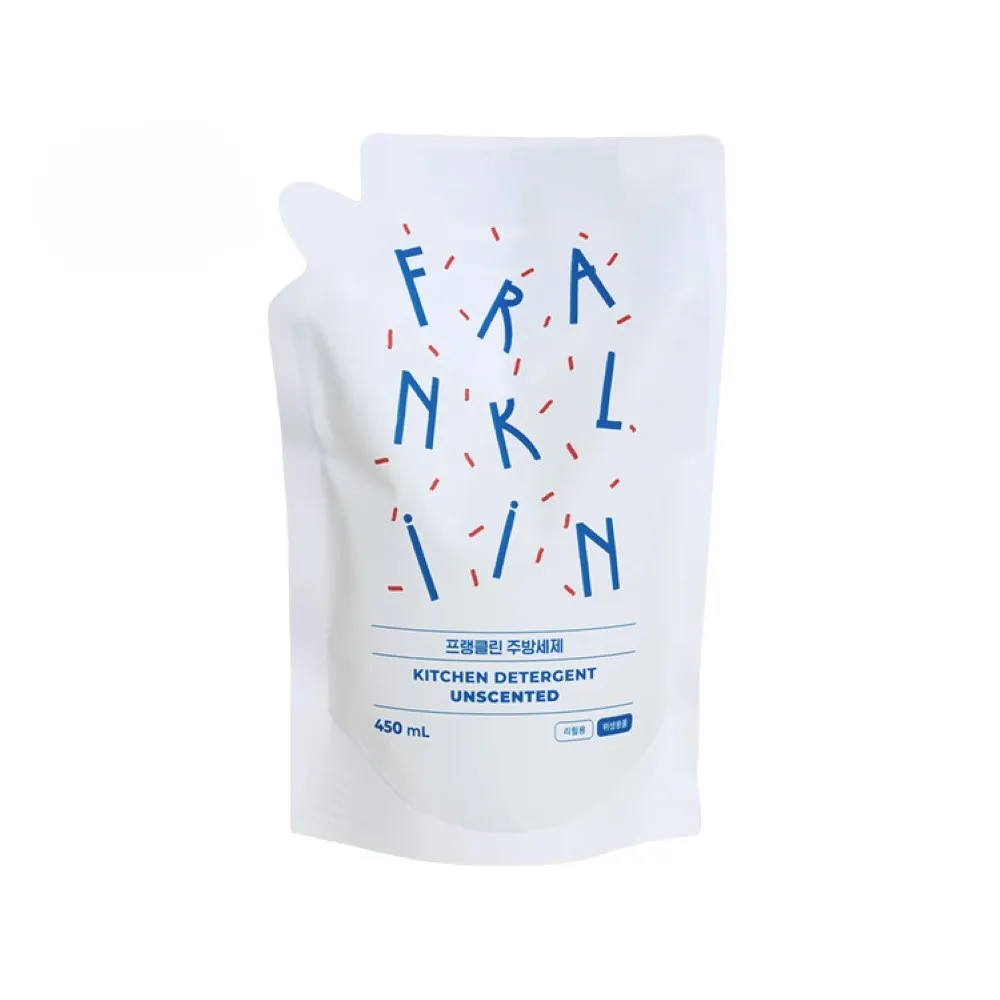 【Poled】總代理｜FRANKLiiN 純素Vegan蔬果奶瓶清潔劑 補充包 450ml