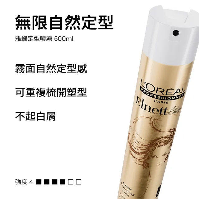 【L’OREAL 巴黎萊雅PRO】雅蝶定型噴霧 500ml