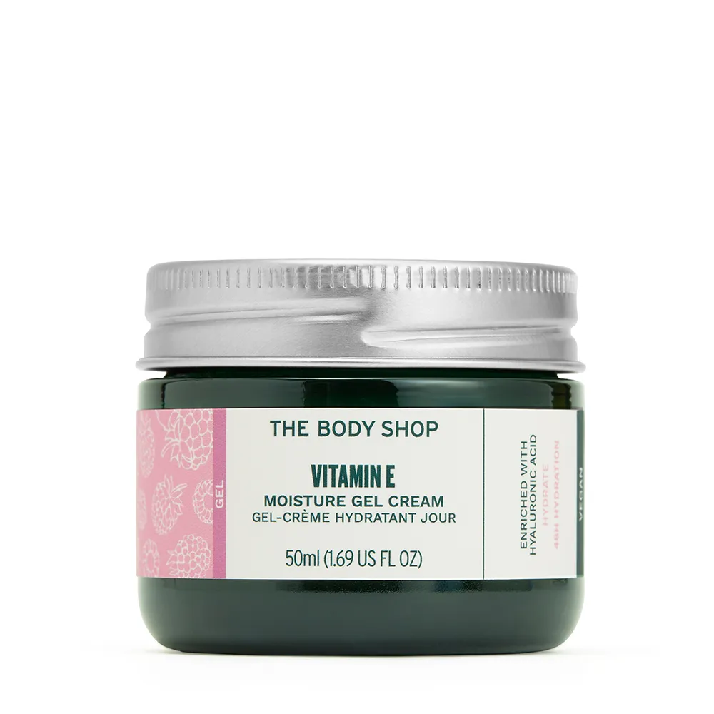 【THE BODY SHOP 美體小舖】維他命E保水活膚凝膠-50ML(保水/保濕)