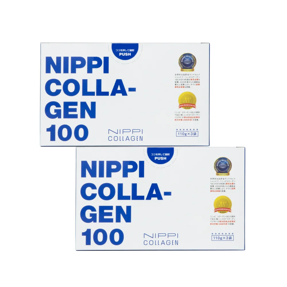【NIPPI】純膠原蛋白胜2盒/110gX6包(世界第一膠原蛋白/台灣總代理/無雌激素/緩釋型)