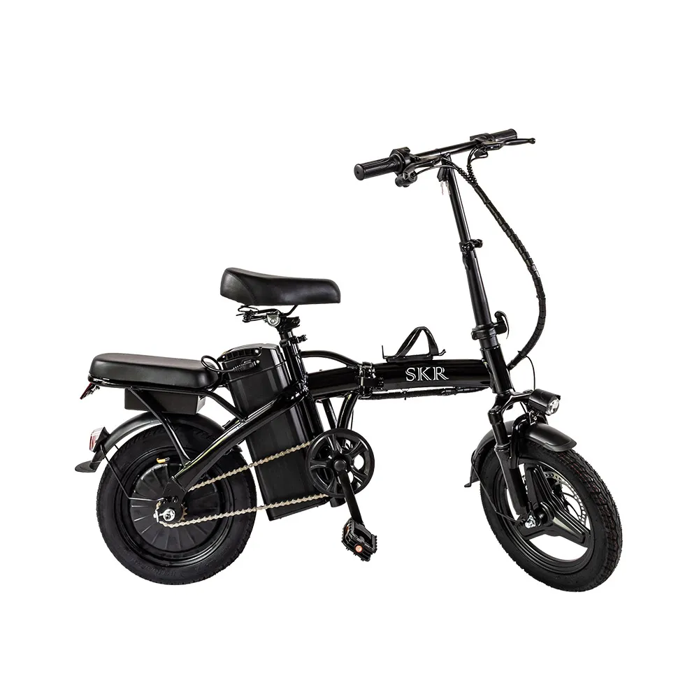 【SKR】現貨 14吋摺疊電動自行車 350W免駕照安全帽可載人 P1小旋風電動輔助自行車 尊爵款 (電輔車)