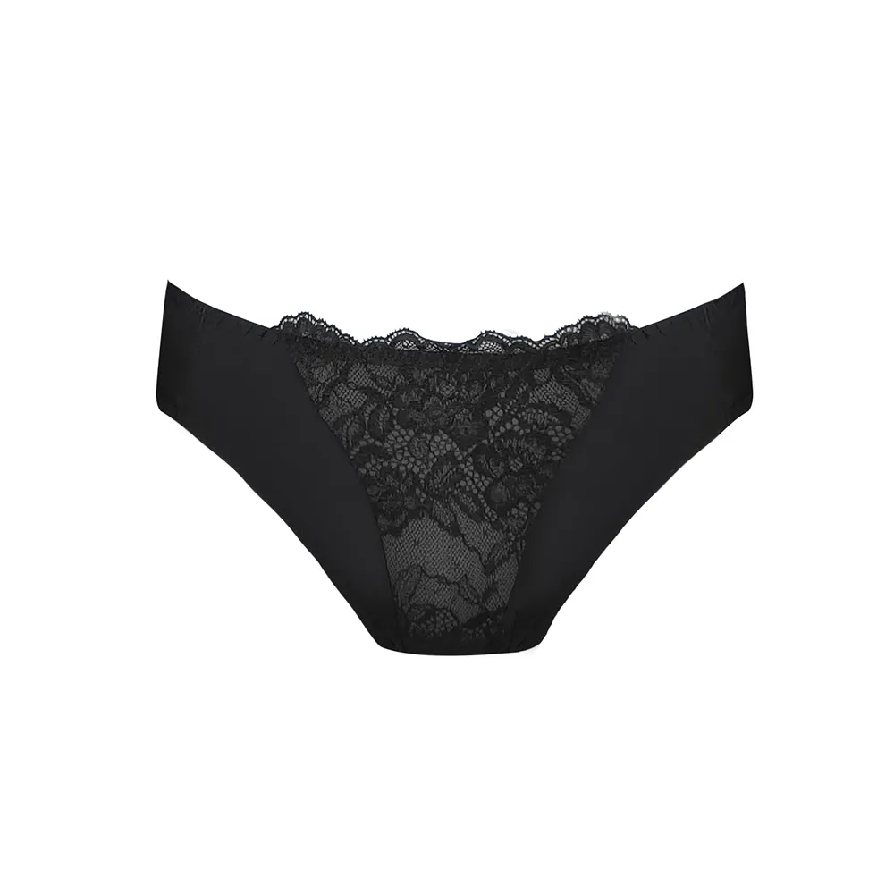 【曼黛瑪璉】無鋼圈 中腰三角內褲 M-XXL(黑)