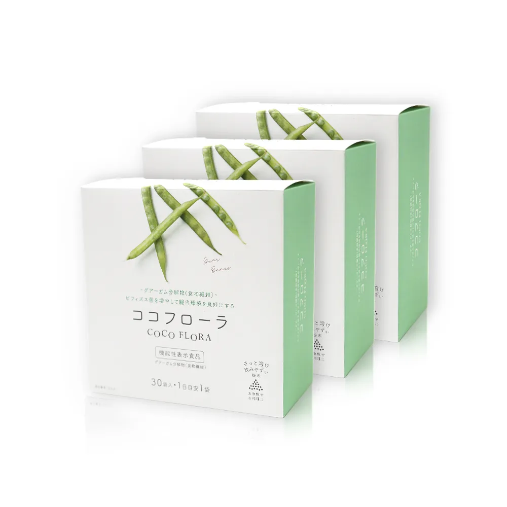 【COCOFLORA】口口纖日本原裝益生元3盒組(改善排便狀況/菌叢生態平衡)