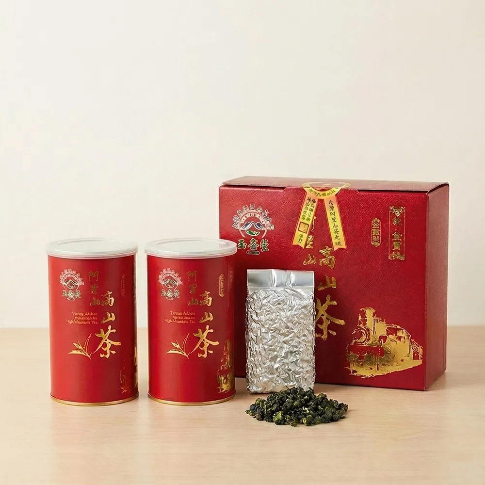 【EiRAKU】2026春季 限量比賽茶 金萱茶葉 150g四兩x 2罐 (附專屬提袋 金質獎 中秋禮盒 高山茶 永樂)