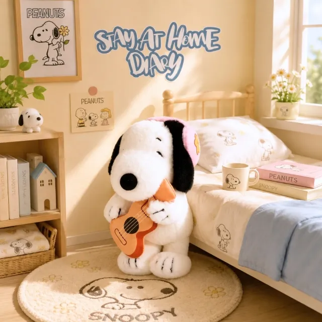 【PEANUTS】正版授權SNOOPY史努比Olaf歐拉夫胡士托在家休閒系列玩偶吊飾鑰匙圈女友女兒聖誕生日交換禮物