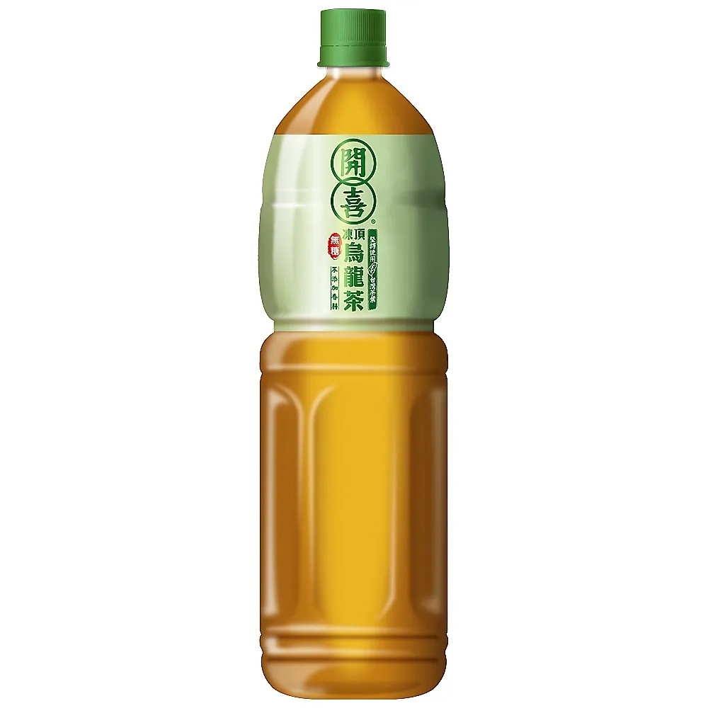 【開喜】凍頂烏龍茶-無糖1500mlx12入/箱(新舊包裝隨機出貨)