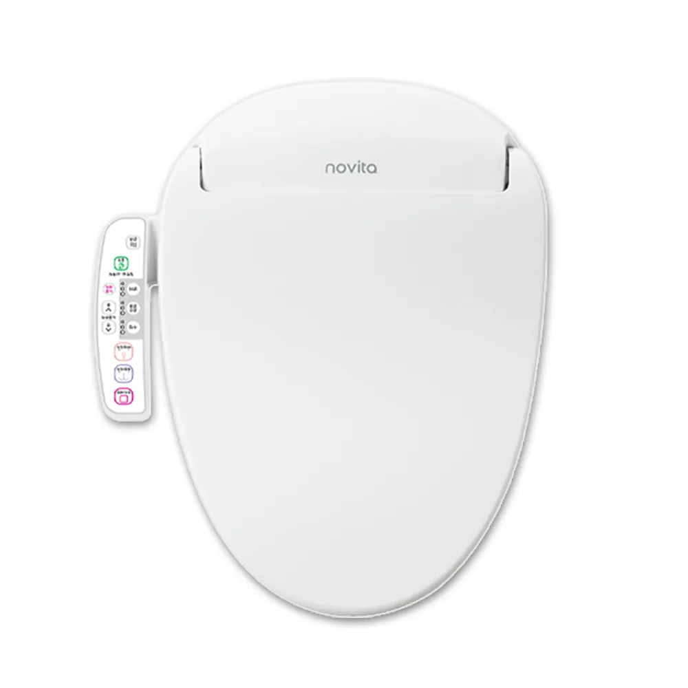 【Novita 諾維達】瞬熱式正離子濾水洗淨便座 BI-304T 長版(ECO 節能/不銹鋼噴頭/薄型設計/免治馬桶)
