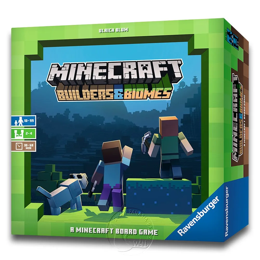 【新天鵝堡桌遊】當個創世神 Minecraft：Builders & Biomes(越多人越好玩)