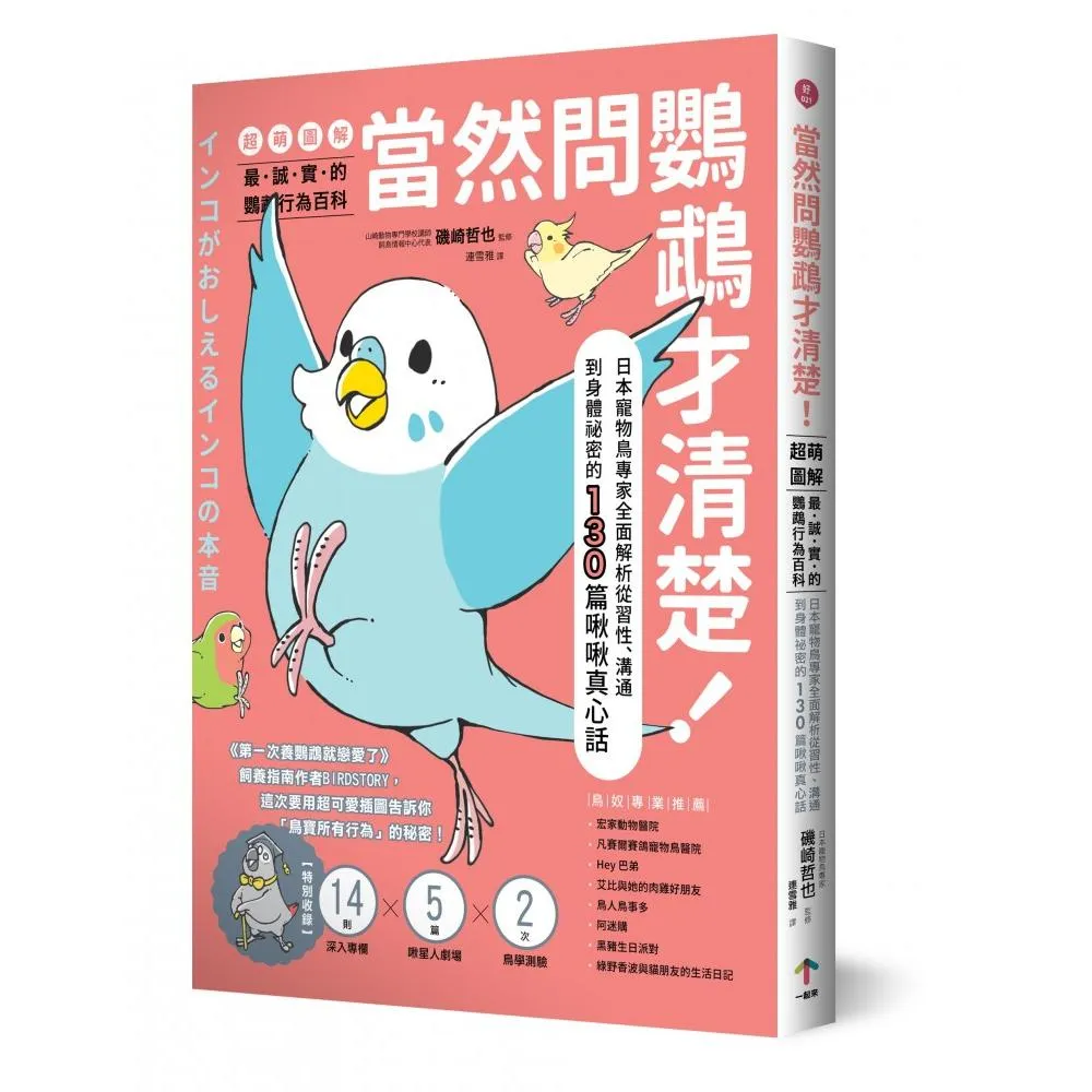 當然問鸚鵡才清楚！最誠實的鸚鵡行為百科【超萌圖解】