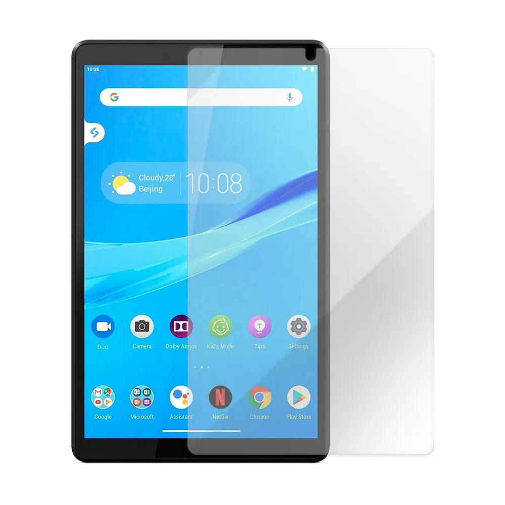 【Metal-Slim】Lenovo Tab M8 TB-8505F(9H弧邊耐磨防指紋鋼化玻璃保護貼)