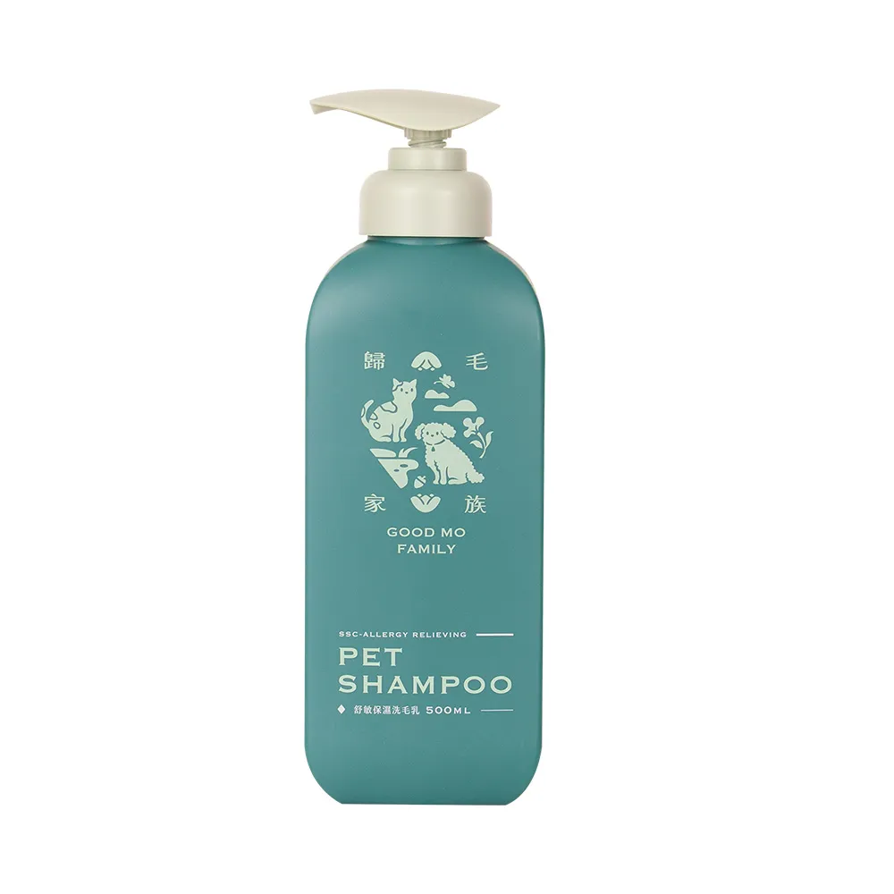 【GOODMO 歸毛家族】寵物沐浴養護 舒敏保濕洗毛乳 洋甘菊/蘆薈成分 500ml(洗毛精/狗貓洗毛精/狗貓沐浴乳)