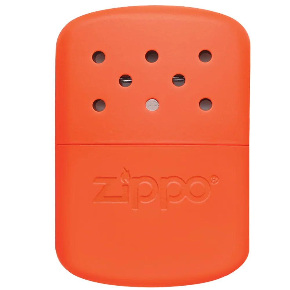 【Zippo官方直營】暖手爐懷爐-大型橘色-12小時＋133MLZippo專用油(暖手爐 懷爐)