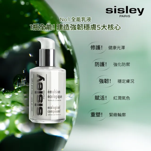 【Sisley 希思黎】全能乳液125ml(No.1貴婦乳液/修護/保濕/乳液/官方直營)