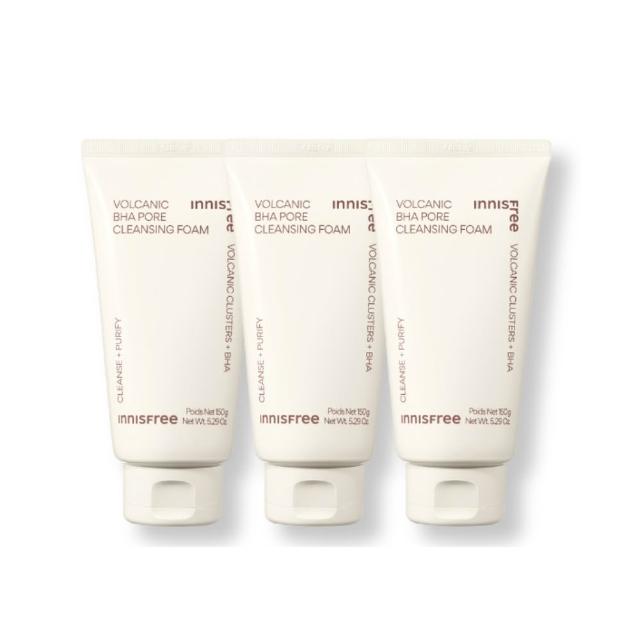 【innisfree】火山泥毛孔調理潔面乳150g(3入組)