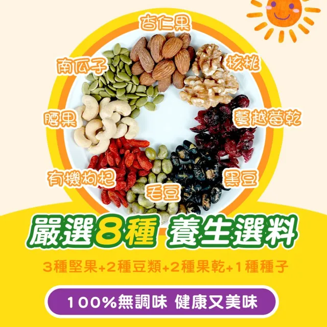 【萬歲牌】天天堅果隨手包系列3件組(共66包)