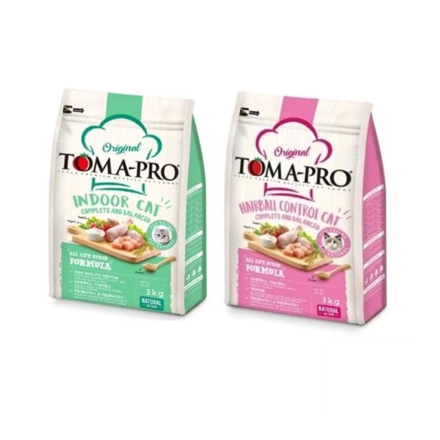 【TOMA-PRO 優格】經典系列貓飼料-成幼貓/室內貓 雞肉+米 3 公斤(成貓 幼貓 室內貓 化毛配方)