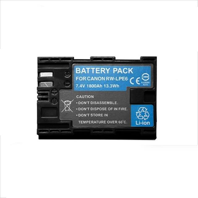 【ROWA 樂華】FOR CANON RW-LPE6 LP-E6 LPE6 副廠 電池 (相容原廠)