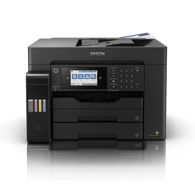 【EPSON】官方直營 L15160 四色防水高速A3+WIFI智慧遙控連供影印機(傳真/自動雙面掃描影印/A3滿版列印)