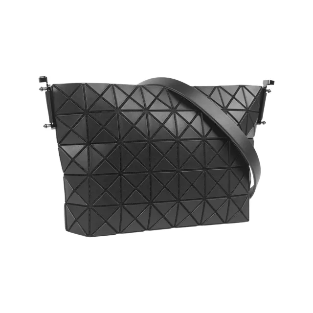 【ISSEY MIYAKE 三宅一生】BAO BAO MUSETTE 霧面拉鍊二用包(消光黑)