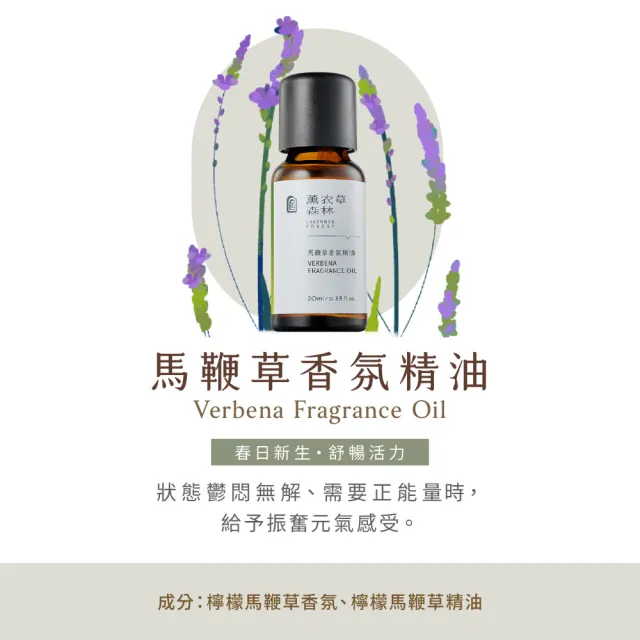 【LAVENDER FOREST 薰衣草森林】香氛精油2.0 20ml(5種可選)