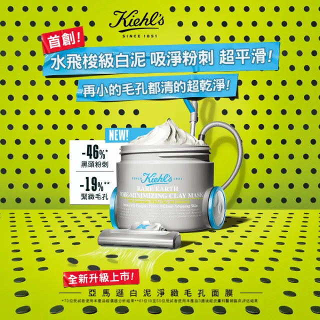 【Kiehl’s 契爾氏】官方直營 亞馬遜白泥淨緻毛孔面膜125ml(Kiehl’s/控油 清潔)