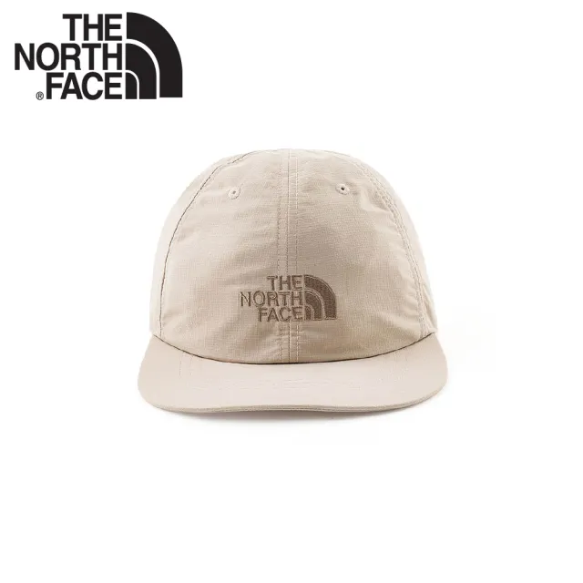 【The North Face】快乾棒球帽《灰褐》8CQ1/透氣/戶外帽/運動帽/防曬/日常穿搭/登山/跑步