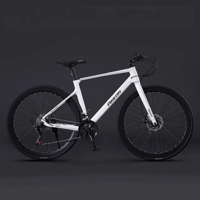 【匠俱】700C 27速 鎂合金公路車 成人自行車 男女變速超輕賽車 代步車 機械碟剎通勤賽車 內走線車架